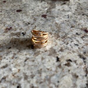 Elegant Gold-Tone Women's Ring
